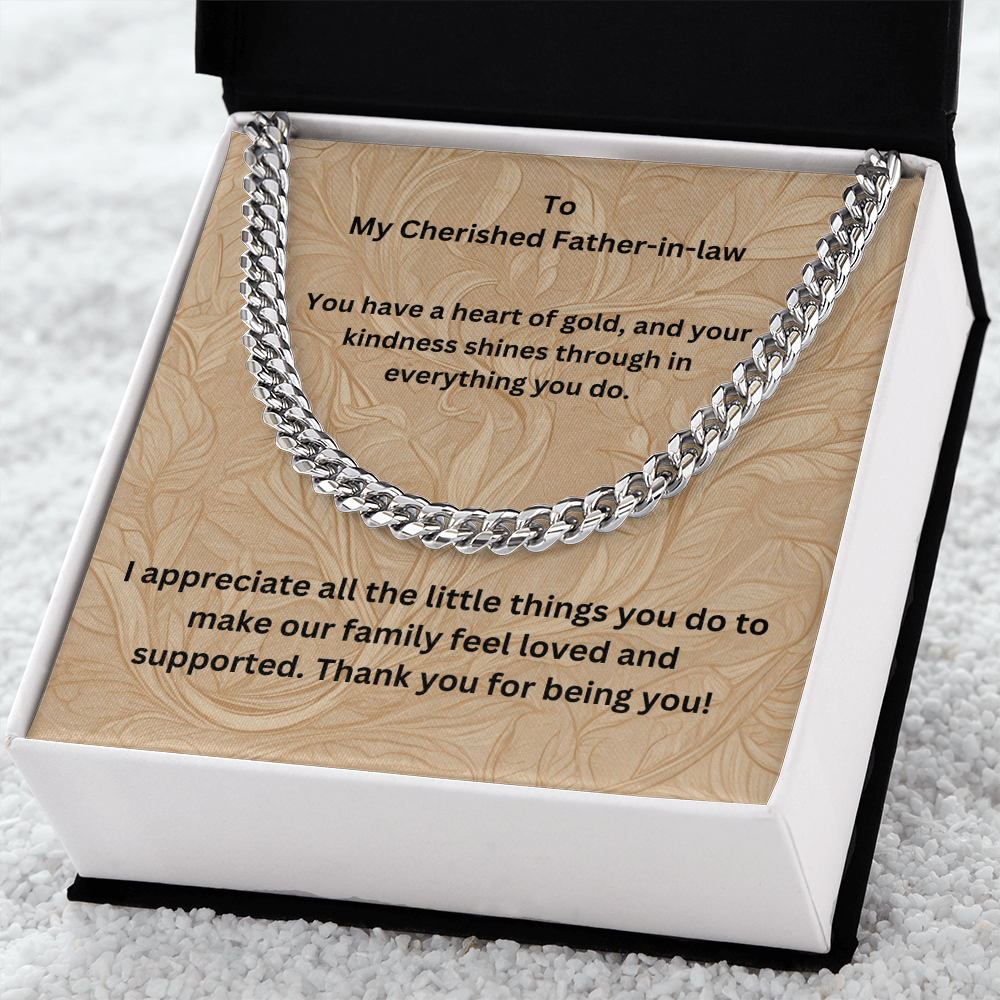 To My Cherished Father-In-Law