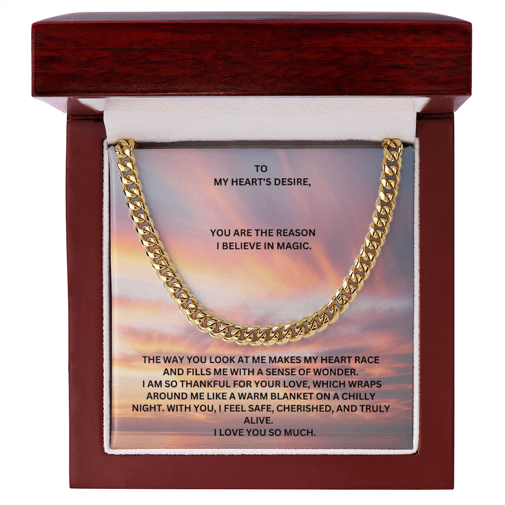 Sunset Clouds Link Chain
