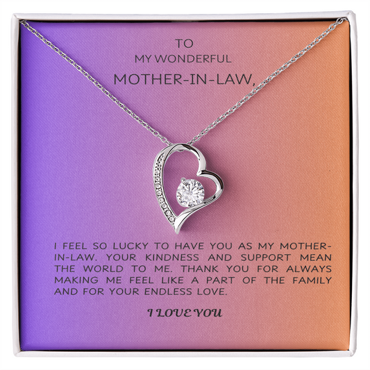 To My Wonderful Mother-In-Law- Thank You